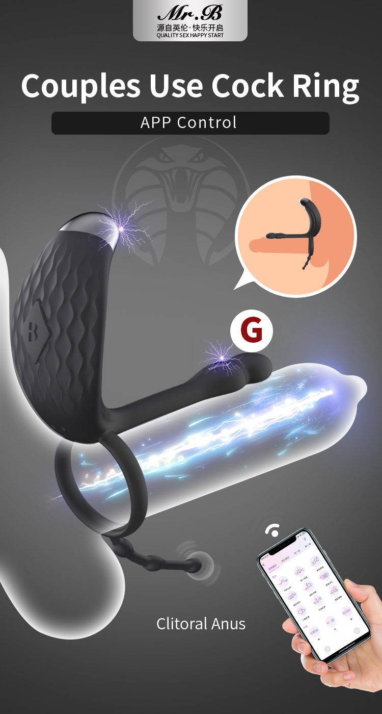 Men’s Pleasure Toy- Smartphone-Controlled Prostate Massager for Ultimate Climax Experience - Orgasm of Soul