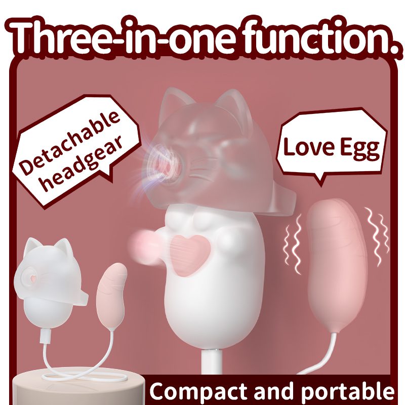 Orgasmofsoul lucky cat pro  Suction Tapping Vibration Massager - Orgasm of Soul