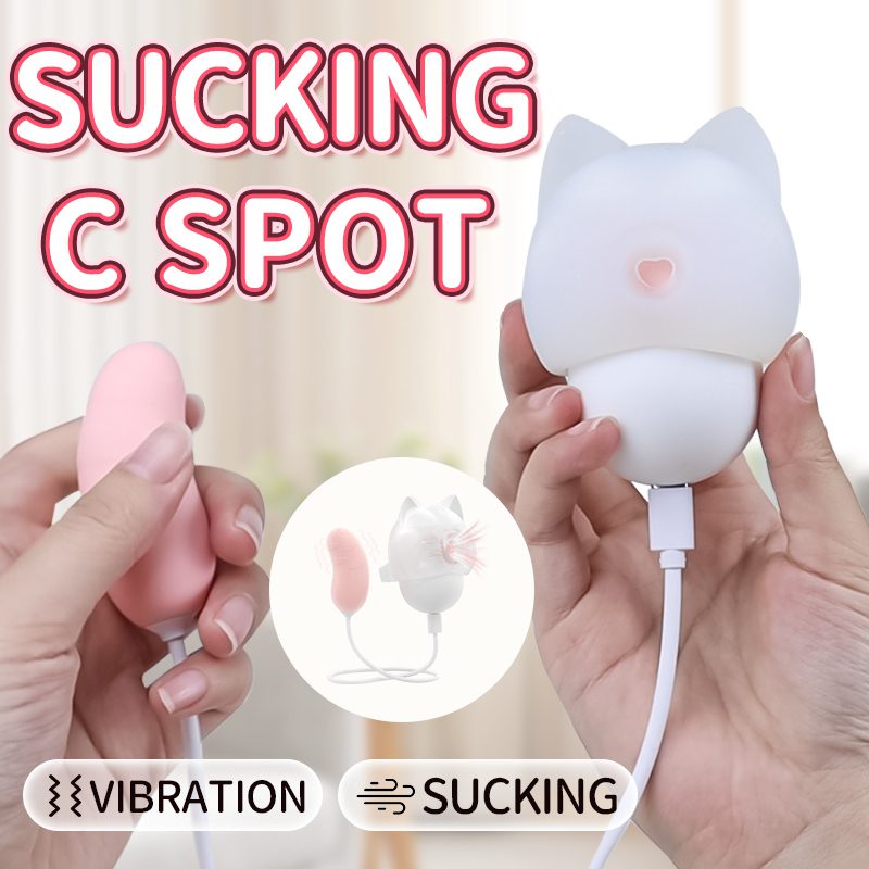 Orgasmofsoul lucky cat pro  Suction Tapping Vibration Massager - Orgasm of Soul