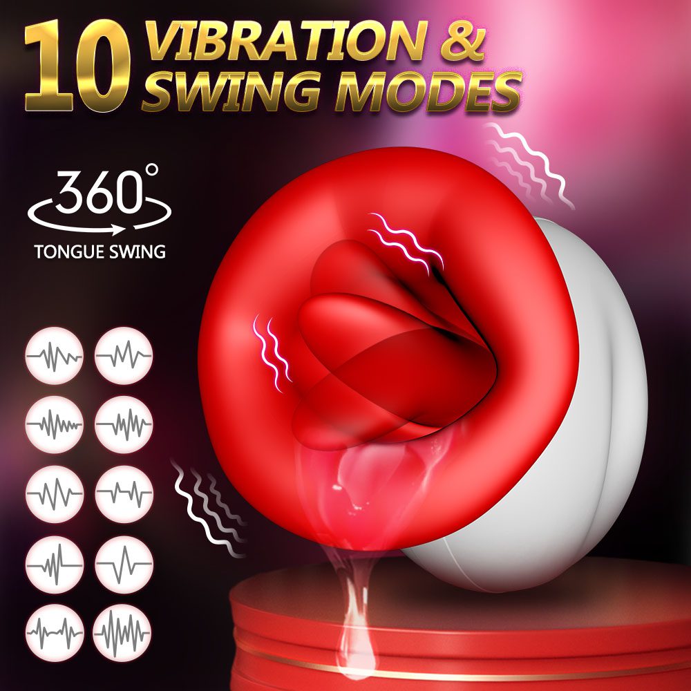 Orgasmofsoul Lip Kiss Licking Vibration Clitoral Suction Device - Orgasm of Soul