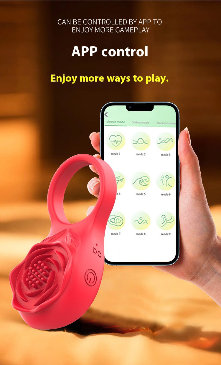 Orgasmofsoul No. 1 APP Remote Control Locking Ring - Orgasm of Soul