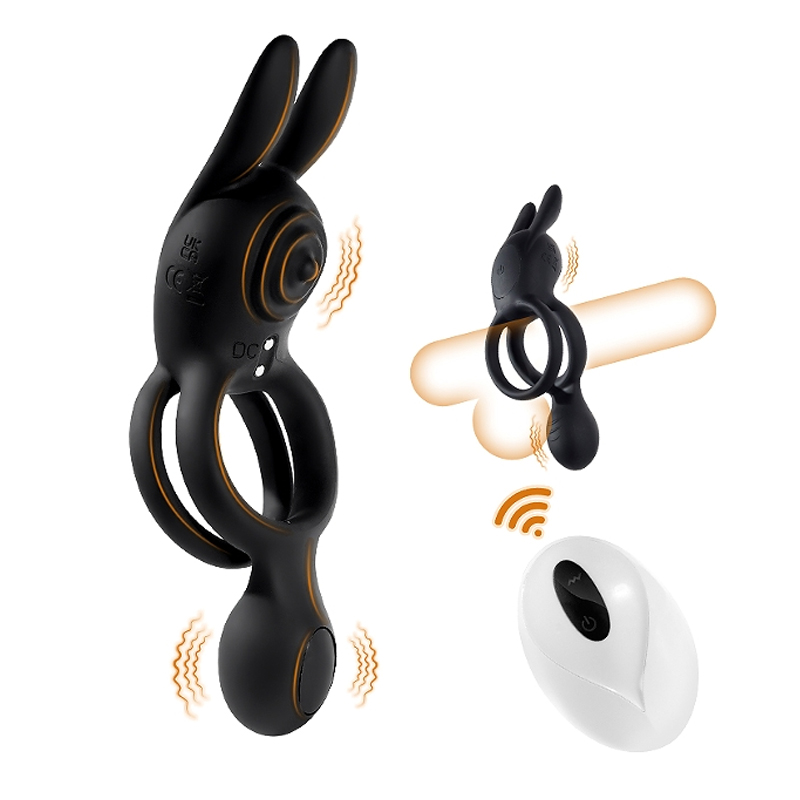 Orgasmofsoul International Double Ring Locking Vibration Rabbit Massager – Ultimate Pleasure & Stimulation - Orgasm of Soul